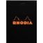 #1 - Bloc rhodia noir 8.5 x 12 cm