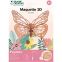 #1 - Maquette en bois 3d papillon 22 pices