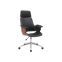 #1 - Fauteuil de bureau hector bois multiplis imitation noyer