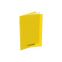 #1 - Cahier polypro 24 x 32 cm 140 pages grands carreaux jaune