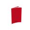 #1 - Cahier polypro 24 x 32 cm 140 pages grands carreaux rouge