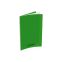 #1 - Cahier polypro 24 x 32 cm 140 pages grands carreaux vert