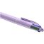 #1 - Stylo  bille 4 couleurs 1 mm pastel violet