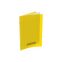 #1 - Cahier polypro 17 x 22 cm 48 pages grands carreaux jaune