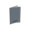 #1 - Cahier polypro 17 x 22 cm 48 pages grands carreaux gris