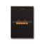 #1 - Bloc rhodia 160 feuilles black 10,5 x 14,8 petits carreaux