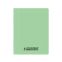 #1 - Cahier polypro 24 x 32 cm 96 pages grands carreaux vert clair